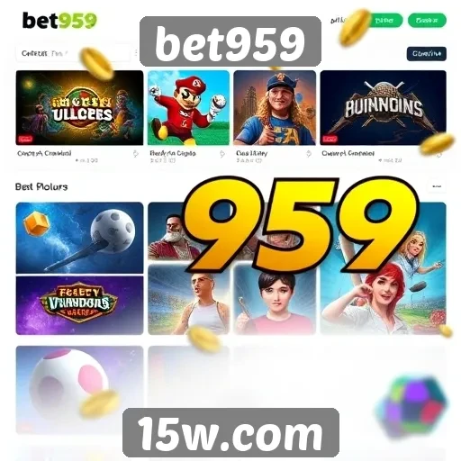 Opções de jogos disponíveis na plataforma bet959